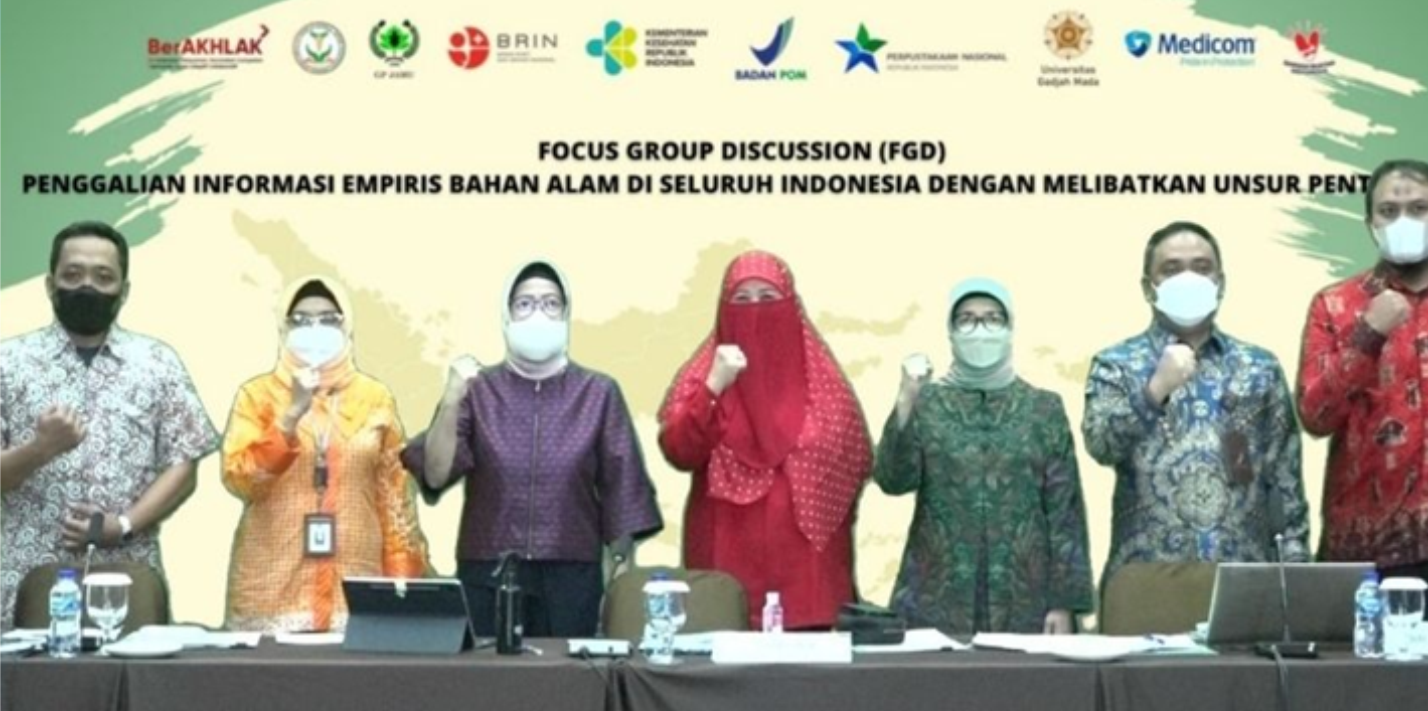 BPOM Menyelenggarakan FGD Penggalian Informasi Empiris Bahan Alam Indonesia